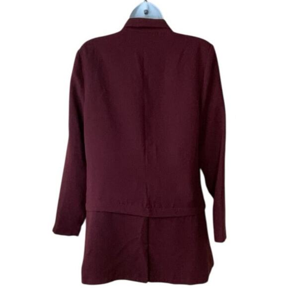 Justfab Blazer Women Medium Single Breast Notched Lapel Formal Casual Officewear - Picture 4 of 9